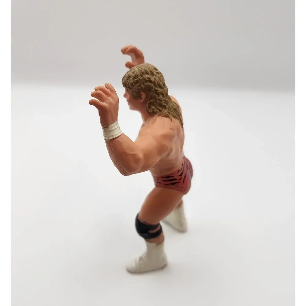 Vintage 1990 WCW Brian Pillman Action Figure Galoob Wrestler Toy Loose Red White